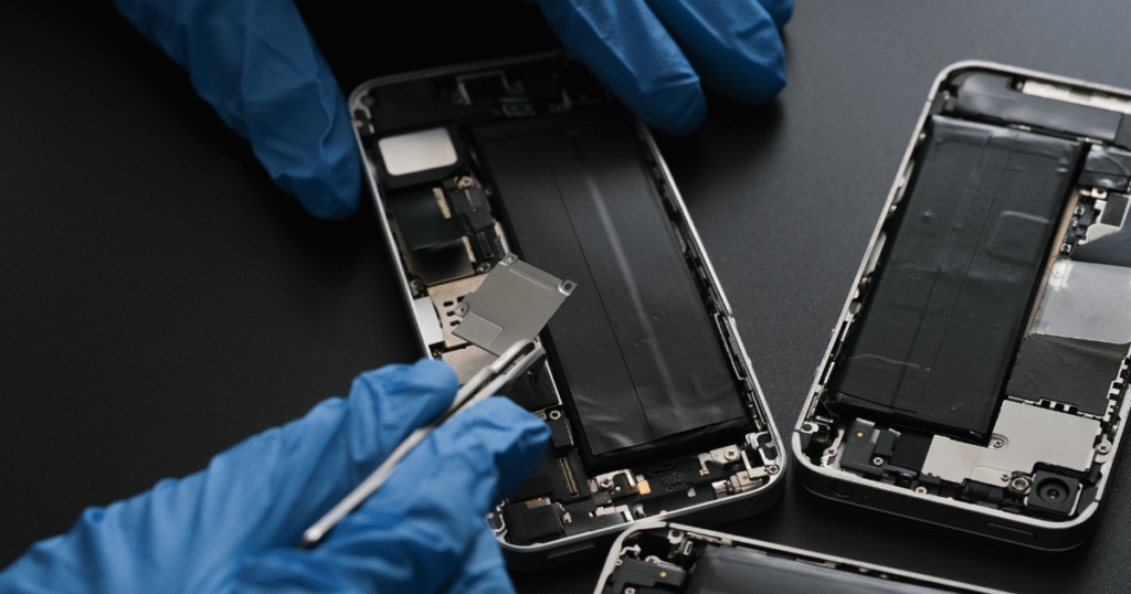 como trocar o vidro do iPhone 15